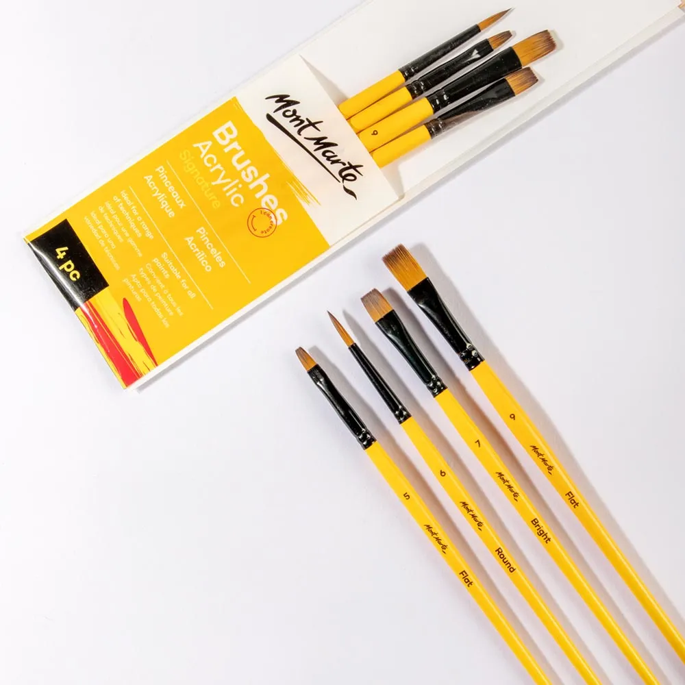 Acrylic Brushes Signature 4pc