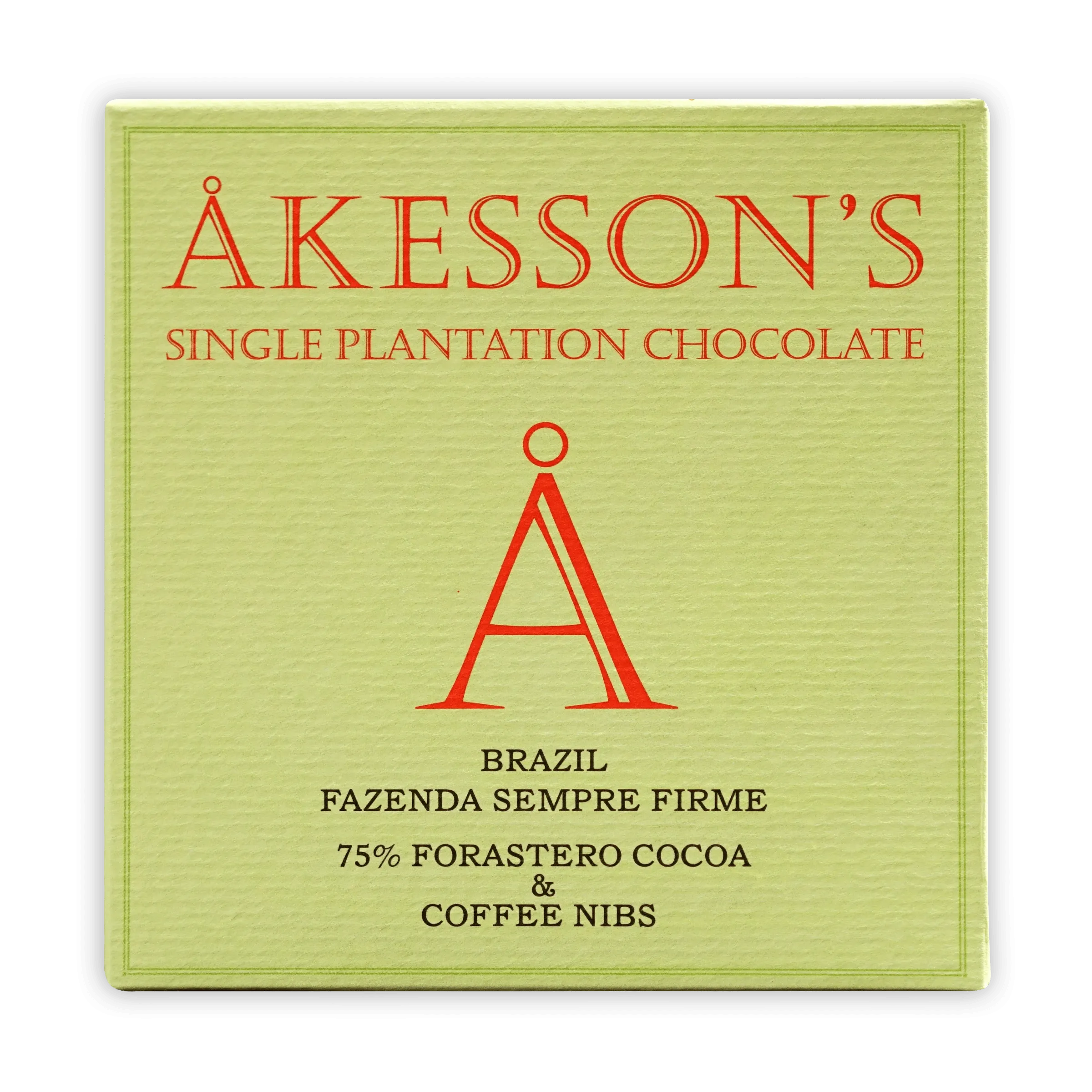 Akesson's Brazil Forastero & Coffee Nibs 75%