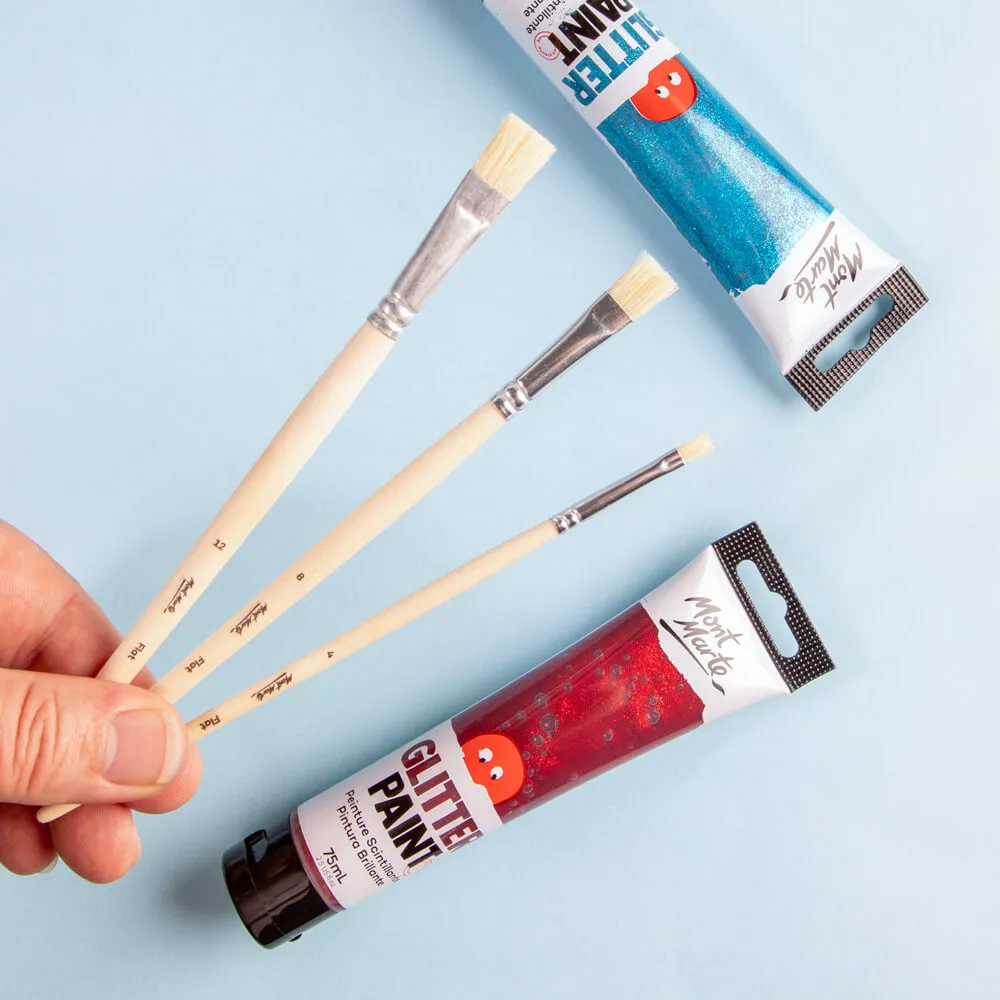 Assorted Paint Brushes Discovery 3pc