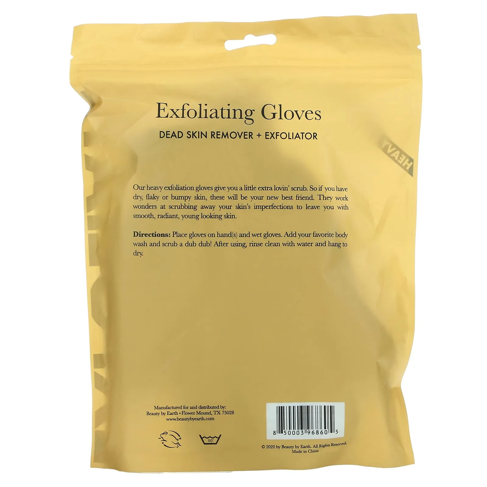 Beauty By Earth Exfoliating Gloves for intense exfoliation