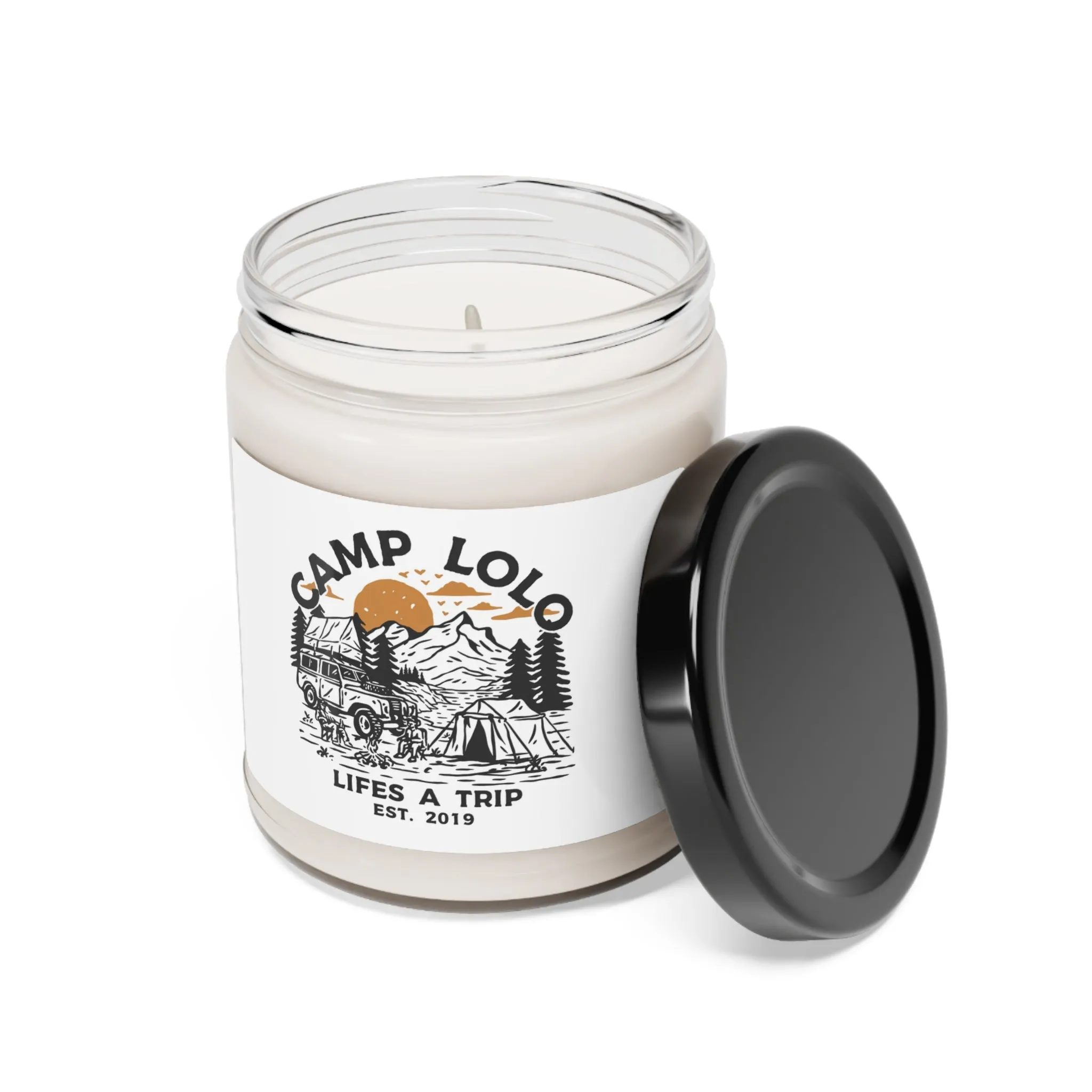 Camp Lolo Scented Soy Candle, 9oz