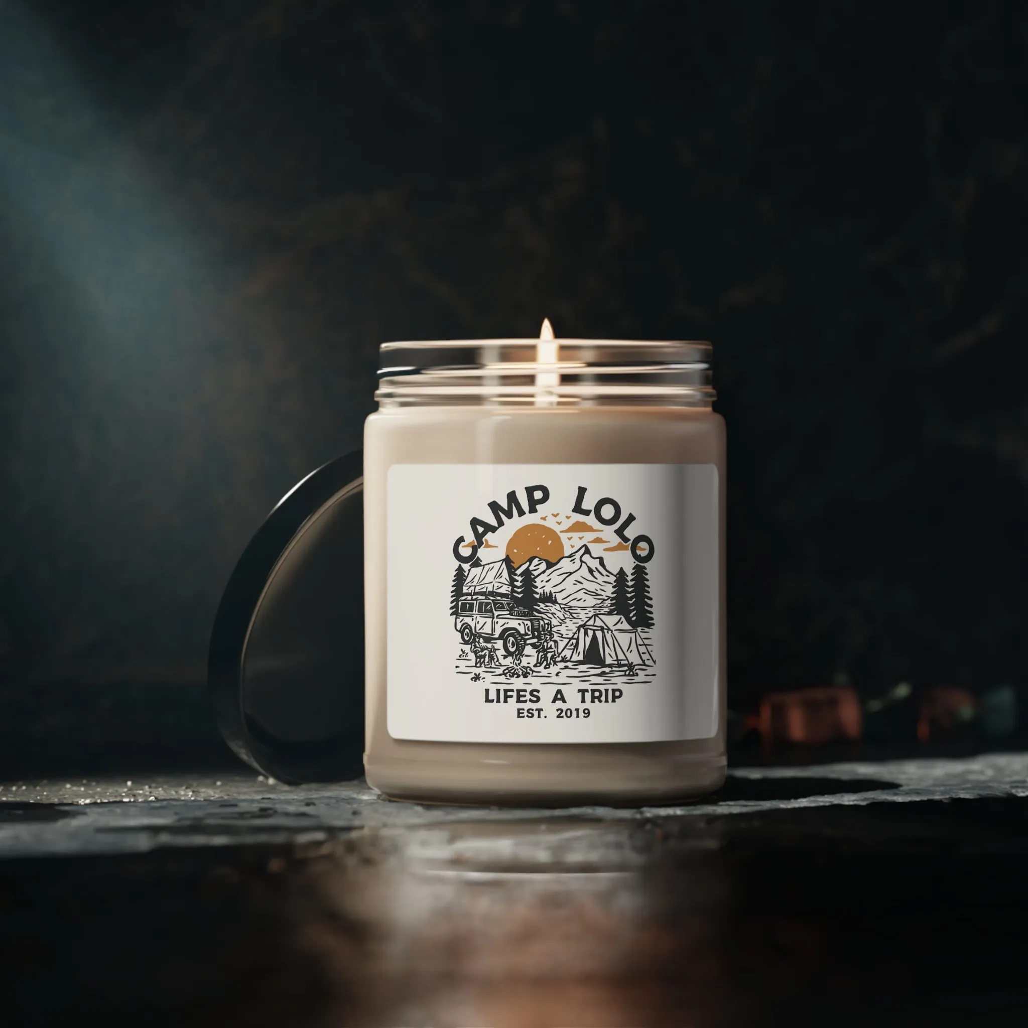 Camp Lolo Scented Soy Candle, 9oz