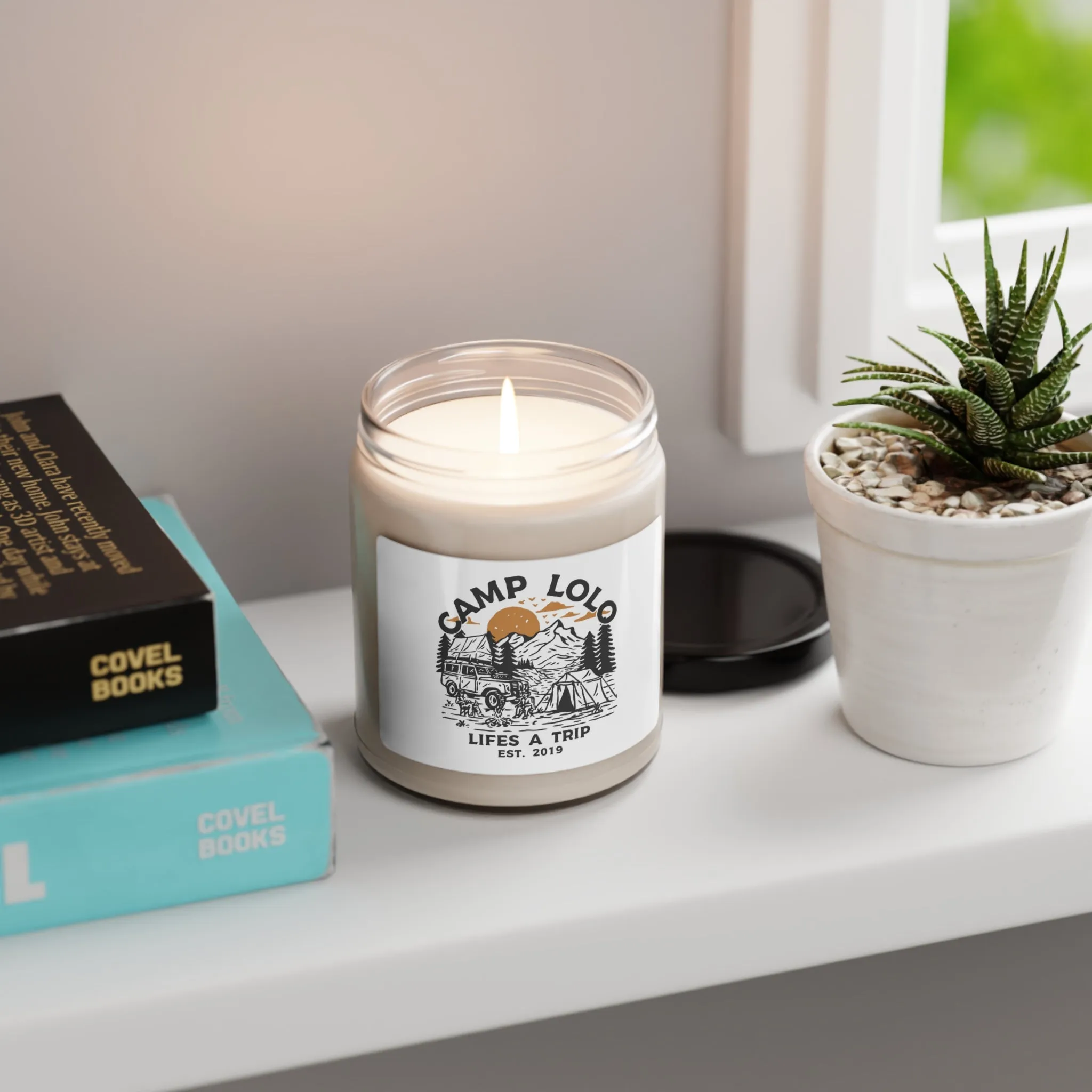 Camp Lolo Scented Soy Candle, 9oz