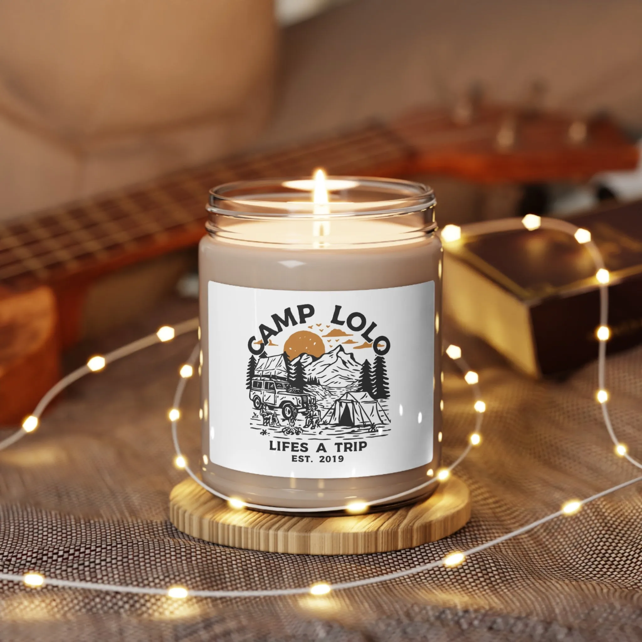 Camp Lolo Scented Soy Candle, 9oz