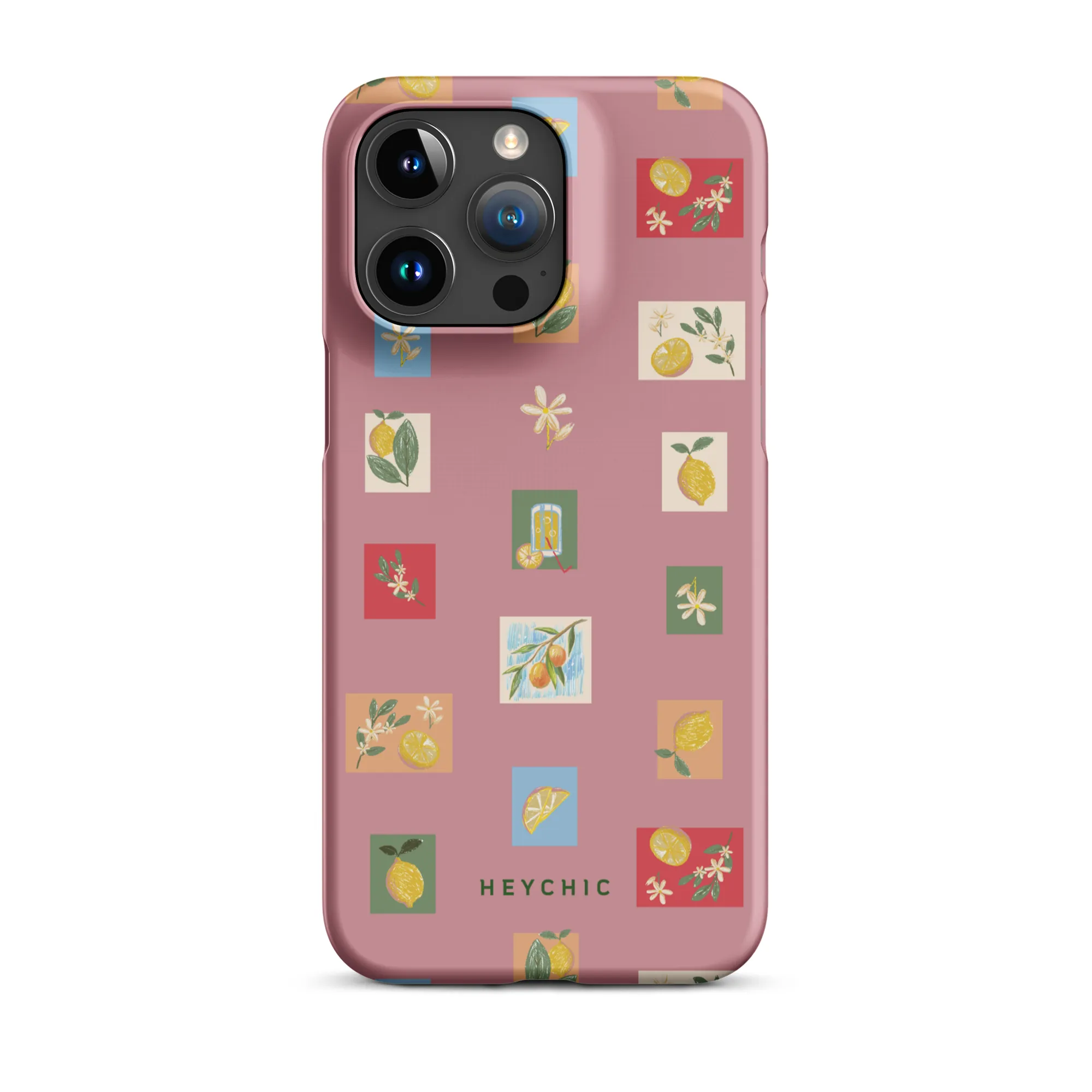 Citrin Pink Fruity iPhone Case