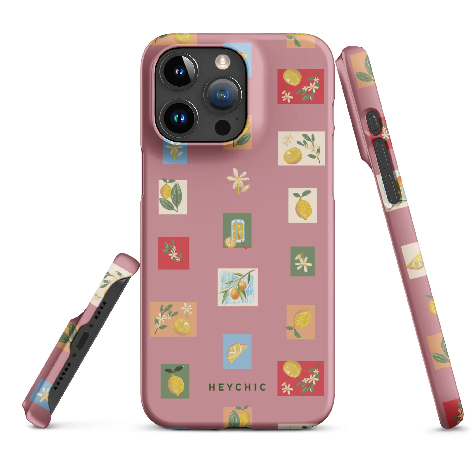 Citrin Pink Fruity iPhone Case