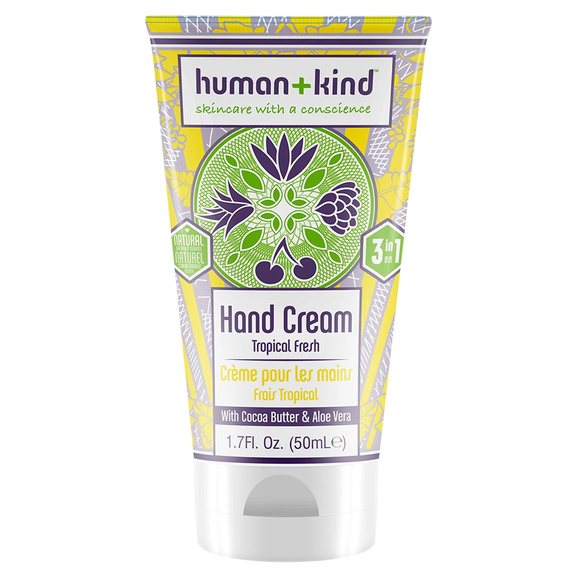 Hand Cream - Tropical Fresh by Human Kind for Unisex - 1.7 oz Cream