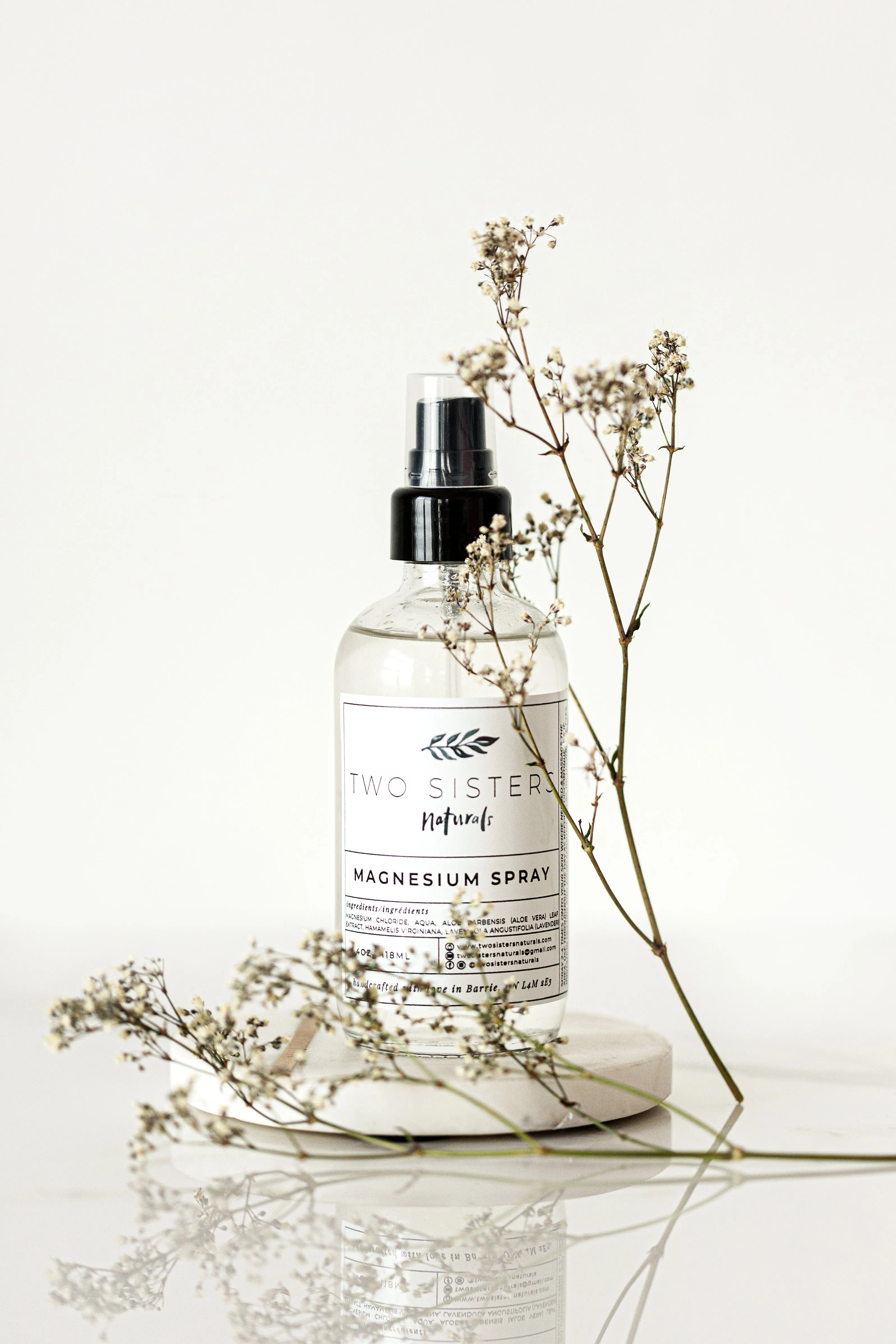 Magnesium Spray and Magnesium Oil Roller - Duo