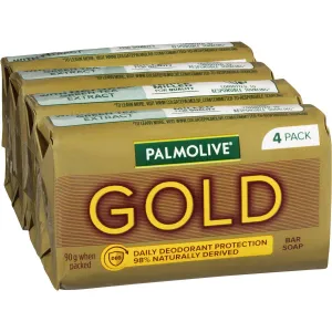 Palmolive Gold Bar Soap 90g x 4pk