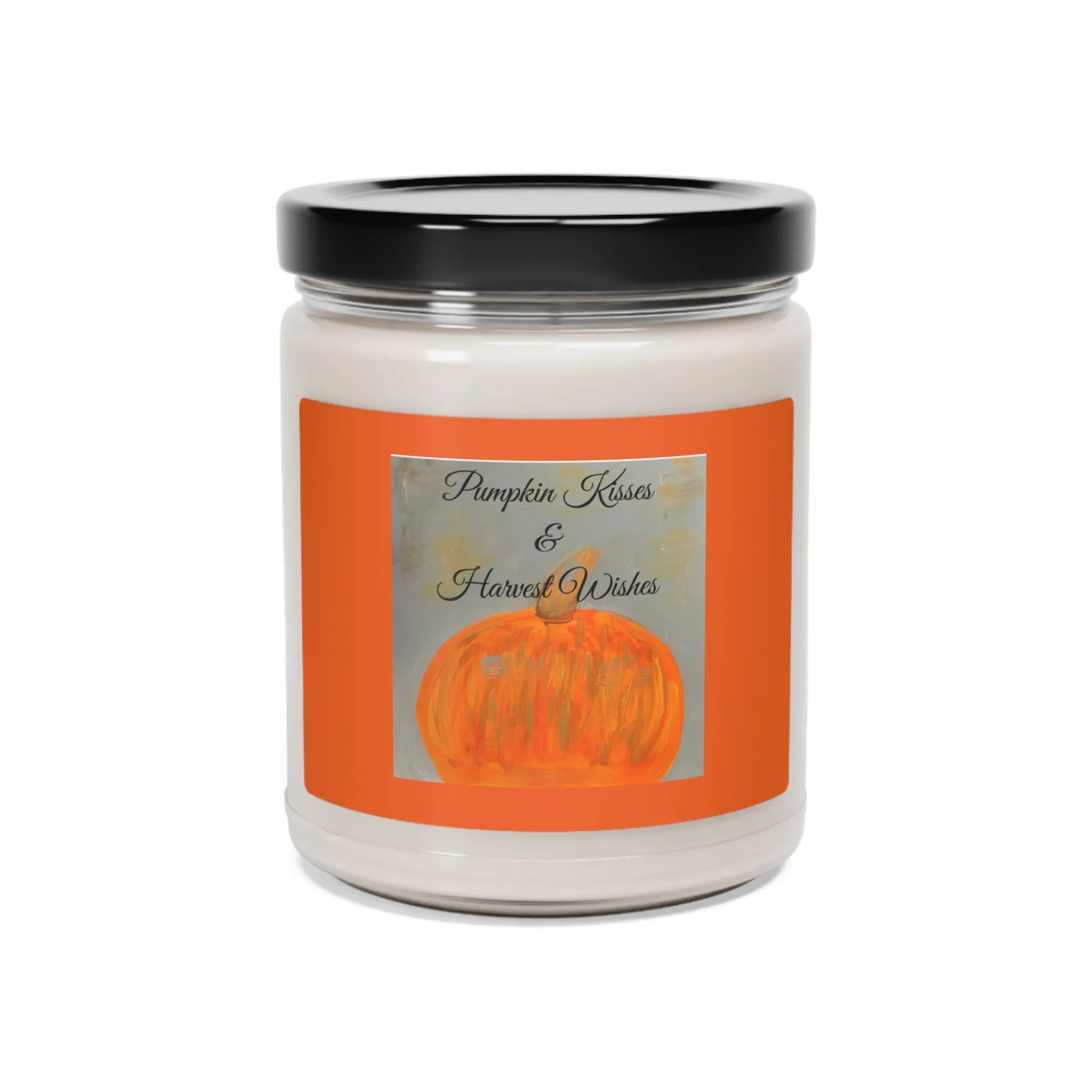 Pumpkin Kisses & Harvest Wishes Scented Soy Candle, 9oz