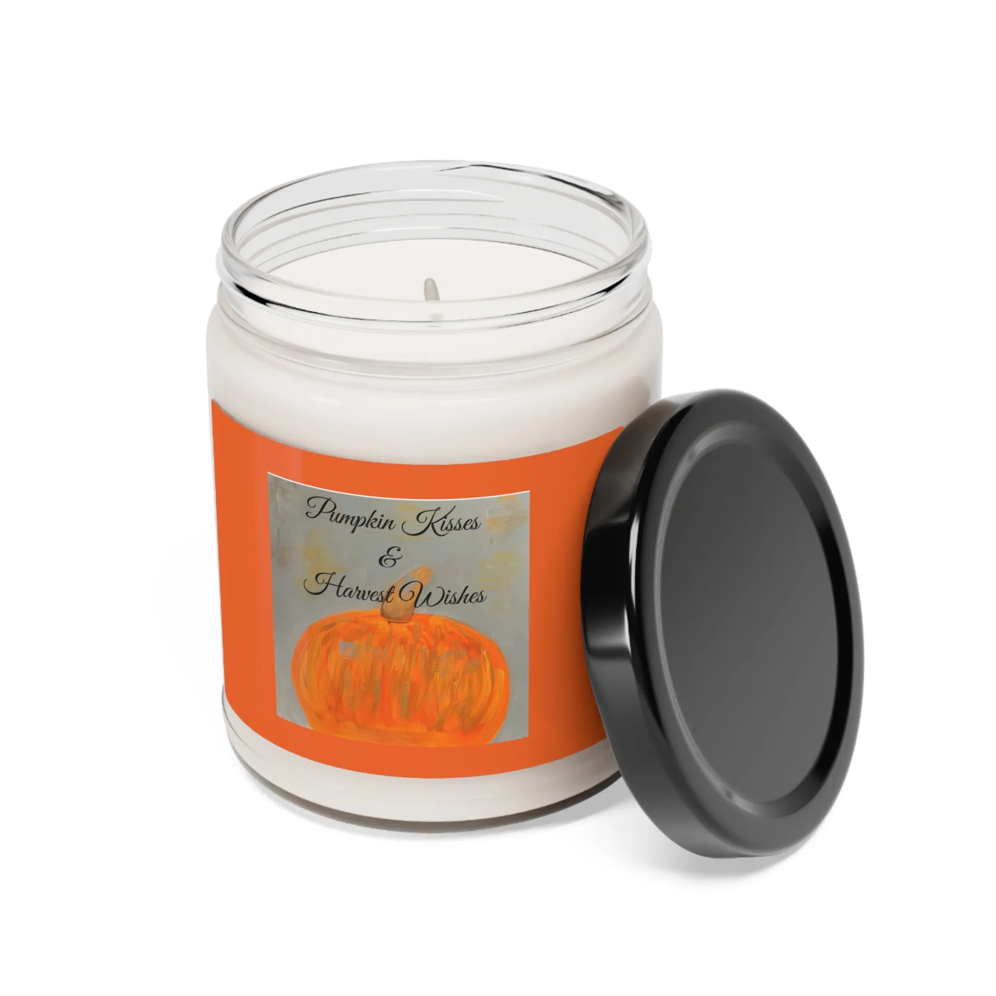 Pumpkin Kisses & Harvest Wishes Scented Soy Candle, 9oz