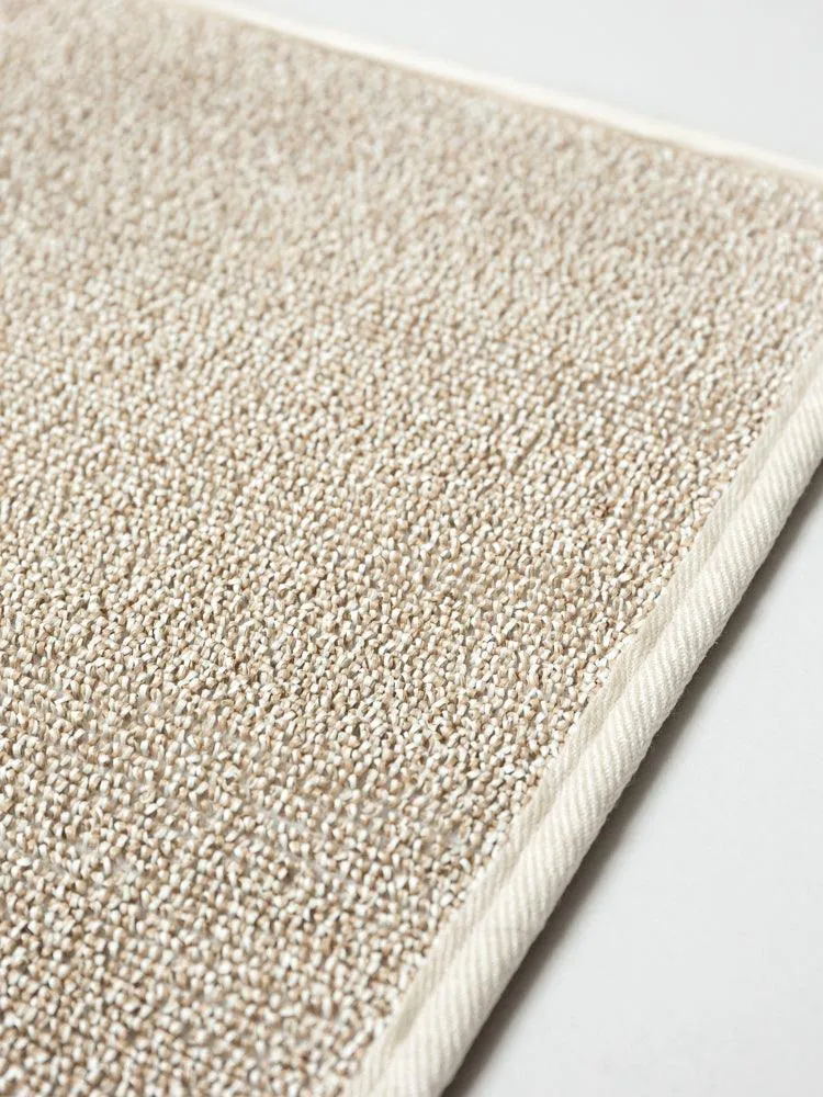 Sasawashi Bath Mat, Beige