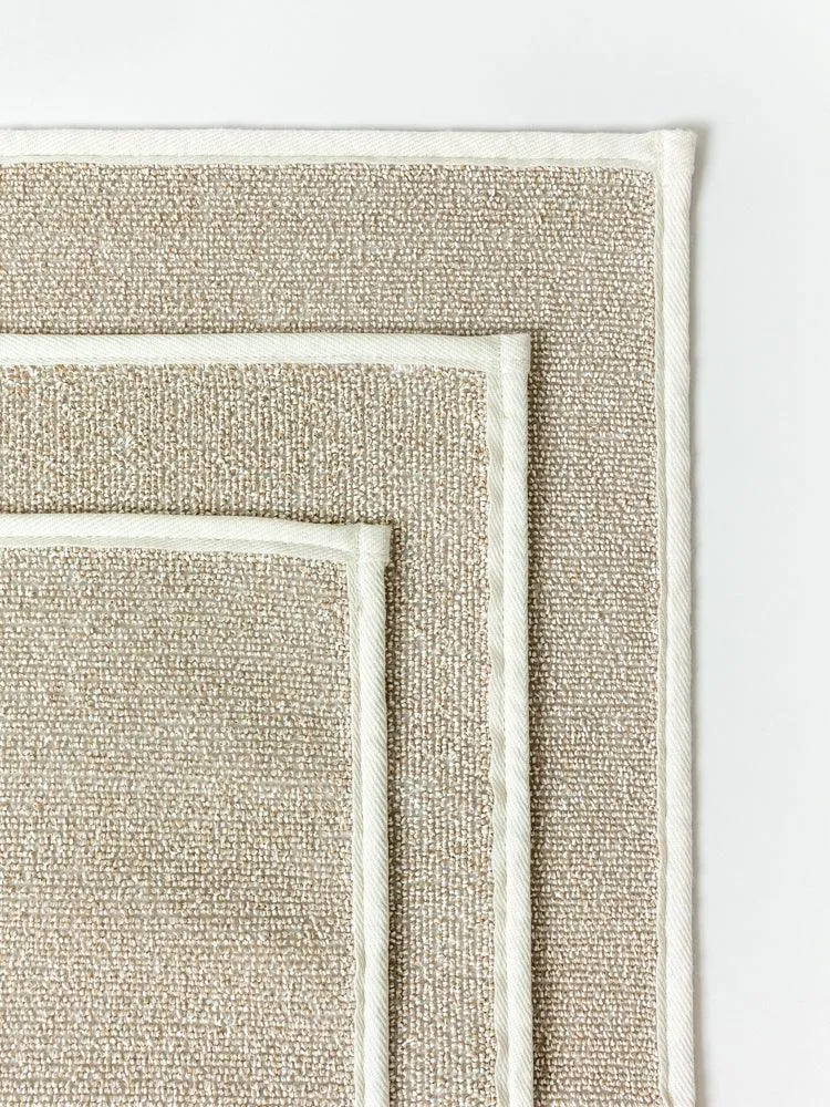 Sasawashi Bath Mat, Beige