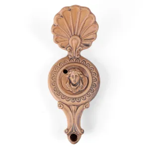 Theater mask Oil lamp