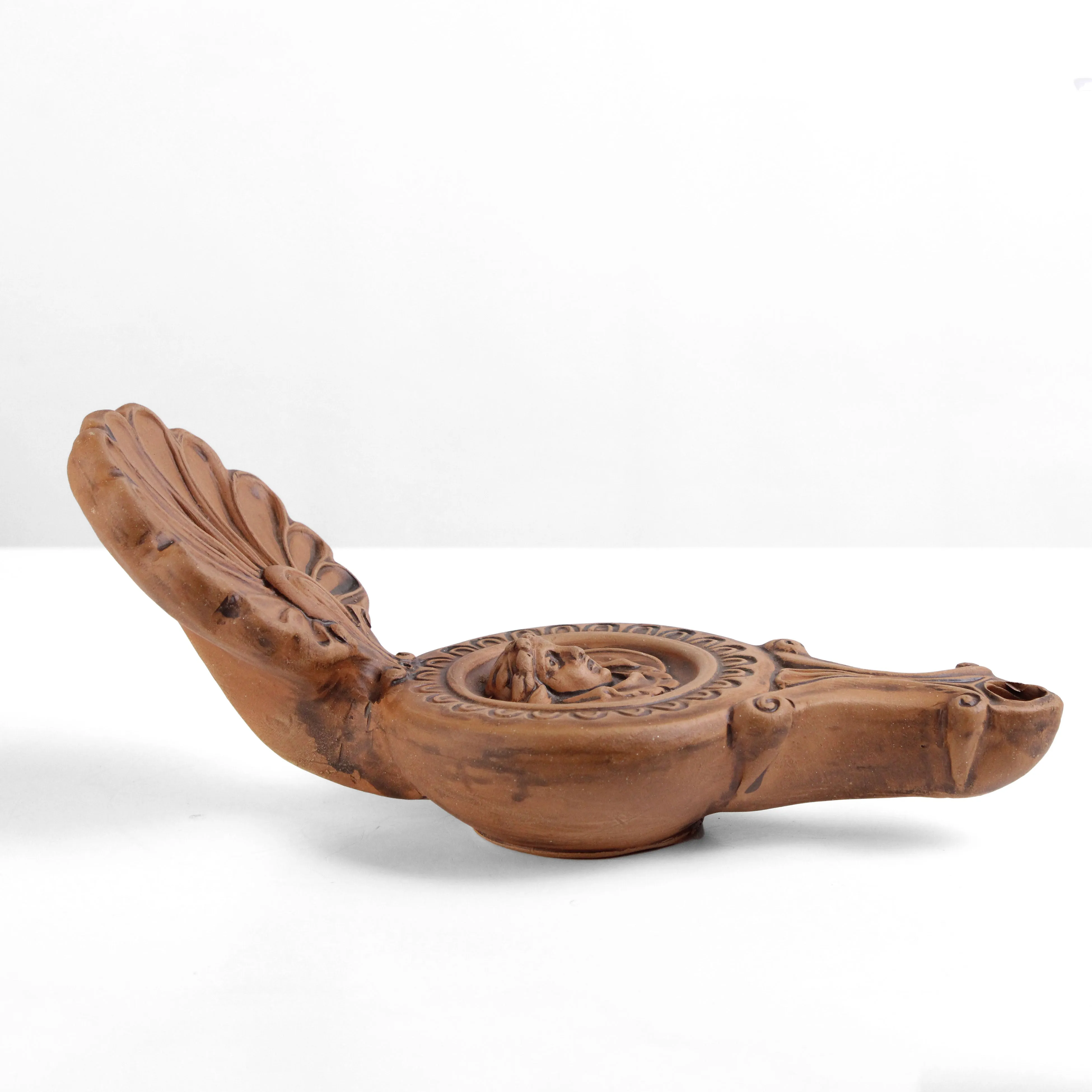 Theater mask Oil lamp